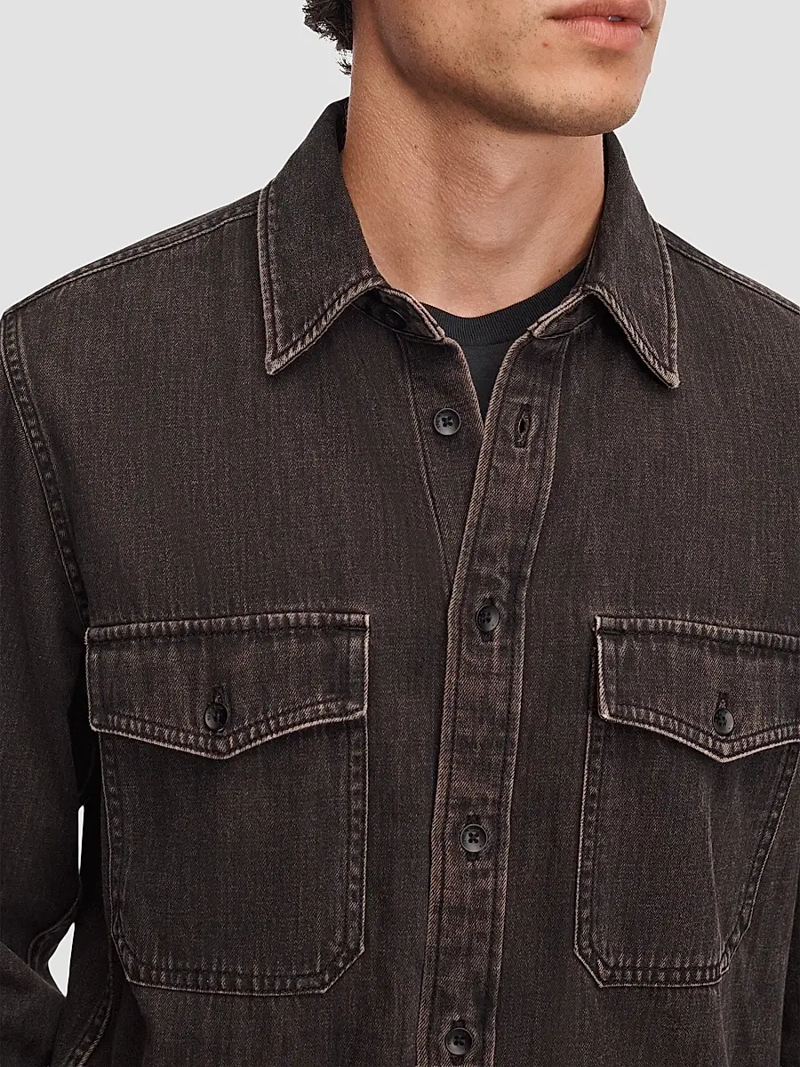 rag & bone Men's Denim Shirt | Thumbnail 6