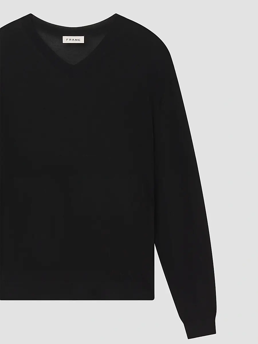 Frame Men's Fine Gauge Wool-Cashmere V-Neck Sweater | Thumbnail 7