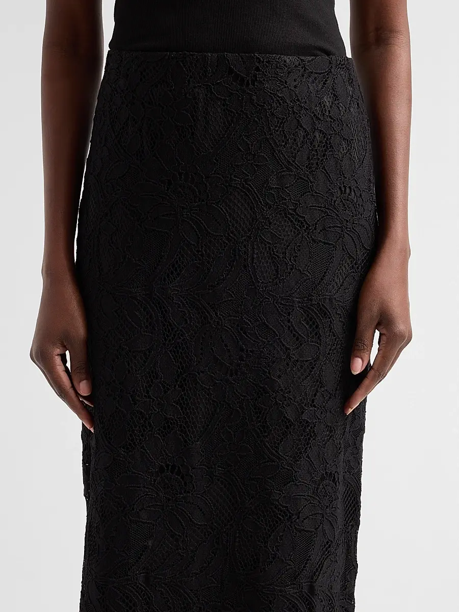 Kobi Halperin Women's Simone Corded Lace Midi Skirt | Thumbnail 5