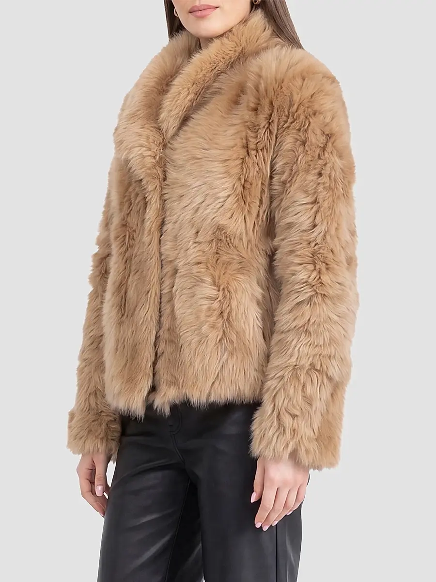 Gorski Women's Toscana Shearling Lamb Reversible Jacket | Thumbnail 4 Gorski Women's Toscana Shearling Lamb Reversible Jacket | Thumbnail 4