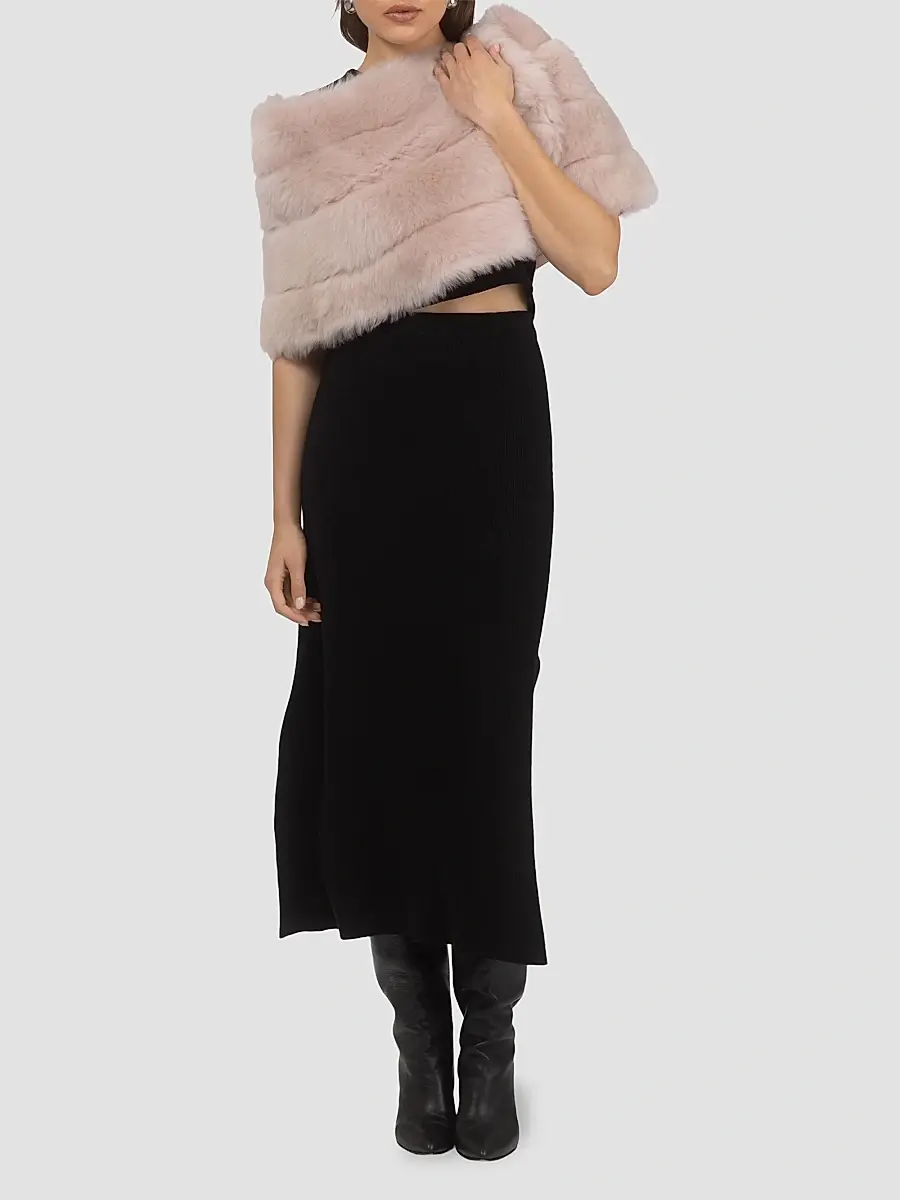 Gorski Women's Reversible Merinillo Lamb Cape | Thumbnail 2 Gorski Women's Reversible Merinillo Lamb Cape | Thumbnail 2
