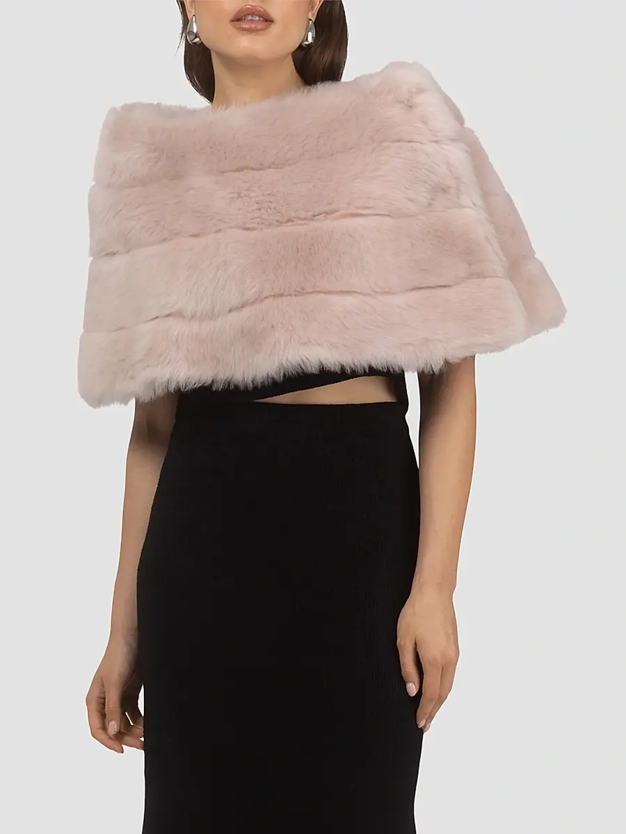 Gorski Women's Reversible Merinillo Lamb Cape | Thumbnail 3 Gorski Women's Reversible Merinillo Lamb Cape | Thumbnail 3