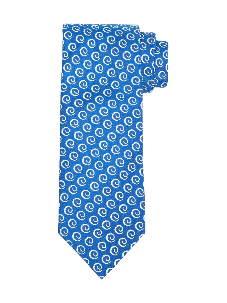 Charvet Men's Swirl Pattern Silk Tie