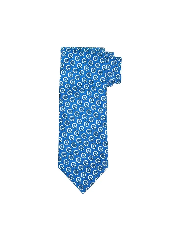 Charvet Men's Swirl Pattern Silk Tie - Blue | Image 1 Charvet Men's Swirl Pattern Silk Tie - Blue | Image 1