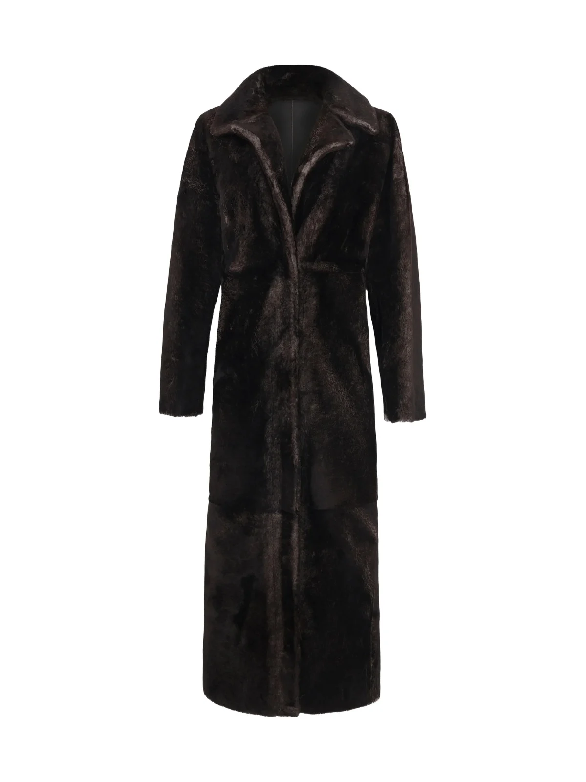 Women's Reversible Merino Shearling Lamb Belted Coat