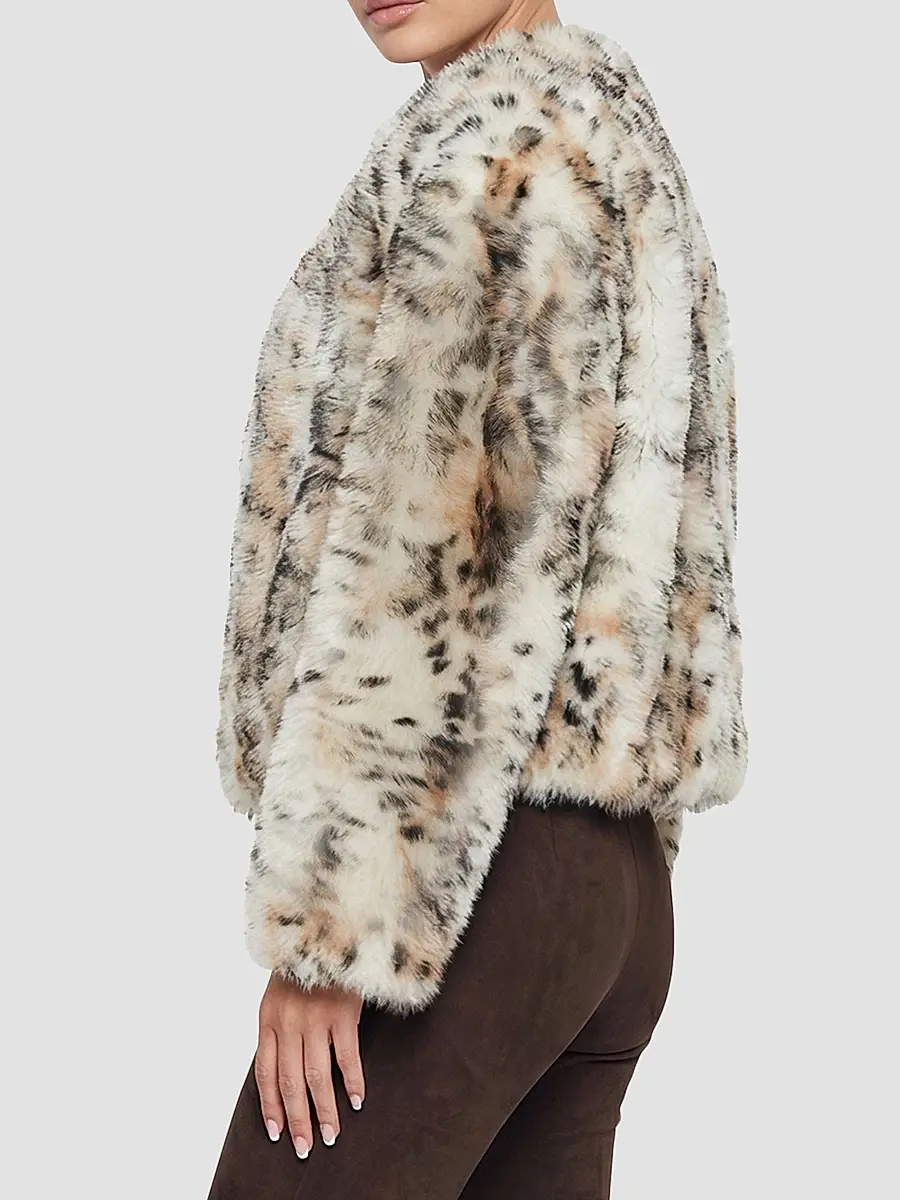 Gorski Women's Reversible Toscana Shearling Lamb Collarless Jacket | Thumbnail 4 Gorski Women's Reversible Toscana Shearling Lamb Collarless Jacket | Thumbnail 4