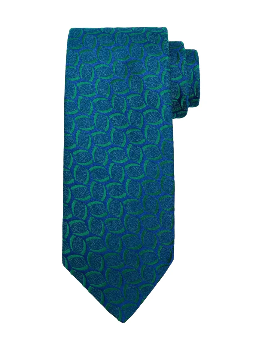 Charvet Men's Geometric Alternating Rounds Silk Tie