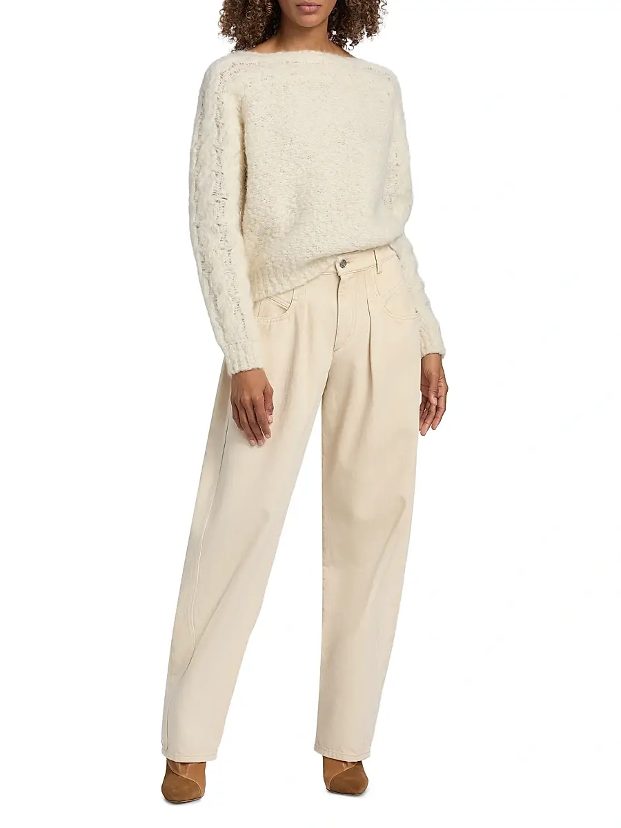 Isabel Marant Women's Ponara Wool-Blend Sweater | Thumbnail 2 Isabel Marant Women's Ponara Wool-Blend Sweater | Thumbnail 2