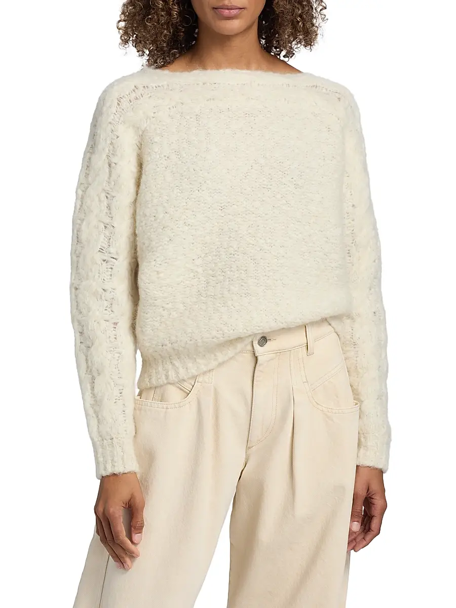 Isabel Marant Women's Ponara Wool-Blend Sweater | Thumbnail 3 Isabel Marant Women's Ponara Wool-Blend Sweater | Thumbnail 3