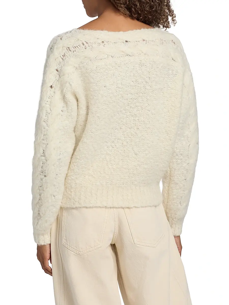 Isabel Marant Women's Ponara Wool-Blend Sweater | Thumbnail 5 Isabel Marant Women's Ponara Wool-Blend Sweater | Thumbnail 5
