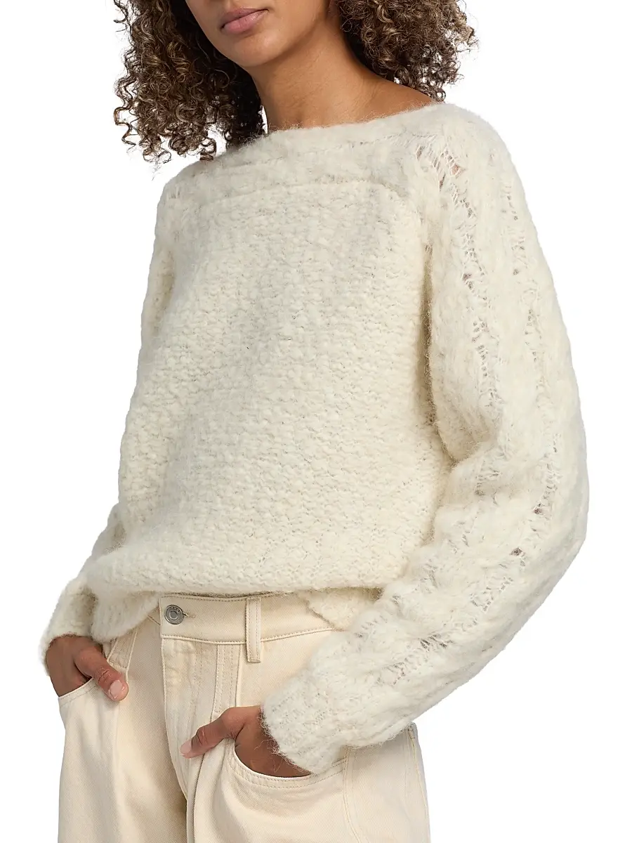 Isabel Marant Women's Ponara Wool-Blend Sweater | Thumbnail 6 Isabel Marant Women's Ponara Wool-Blend Sweater | Thumbnail 6