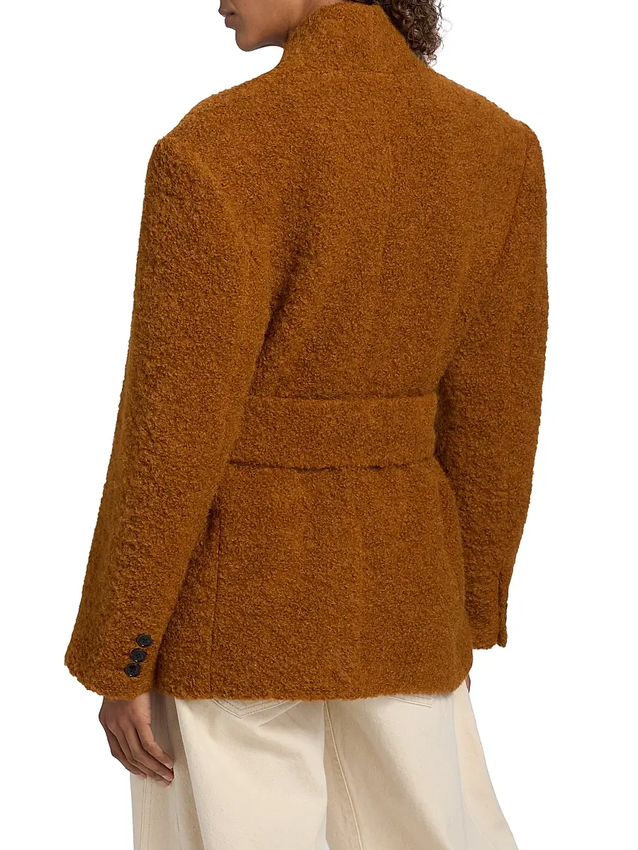 Isabel Marant Women's Syndra Wool-Blend Belted Jacket | Thumbnail 5 Isabel Marant Women's Syndra Wool-Blend Belted Jacket | Thumbnail 5