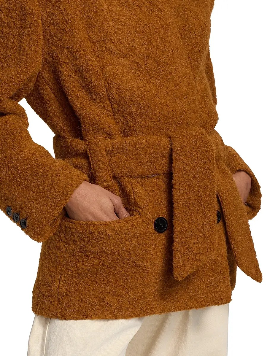 Isabel Marant Women's Syndra Wool-Blend Belted Jacket | Thumbnail 6 Isabel Marant Women's Syndra Wool-Blend Belted Jacket | Thumbnail 6