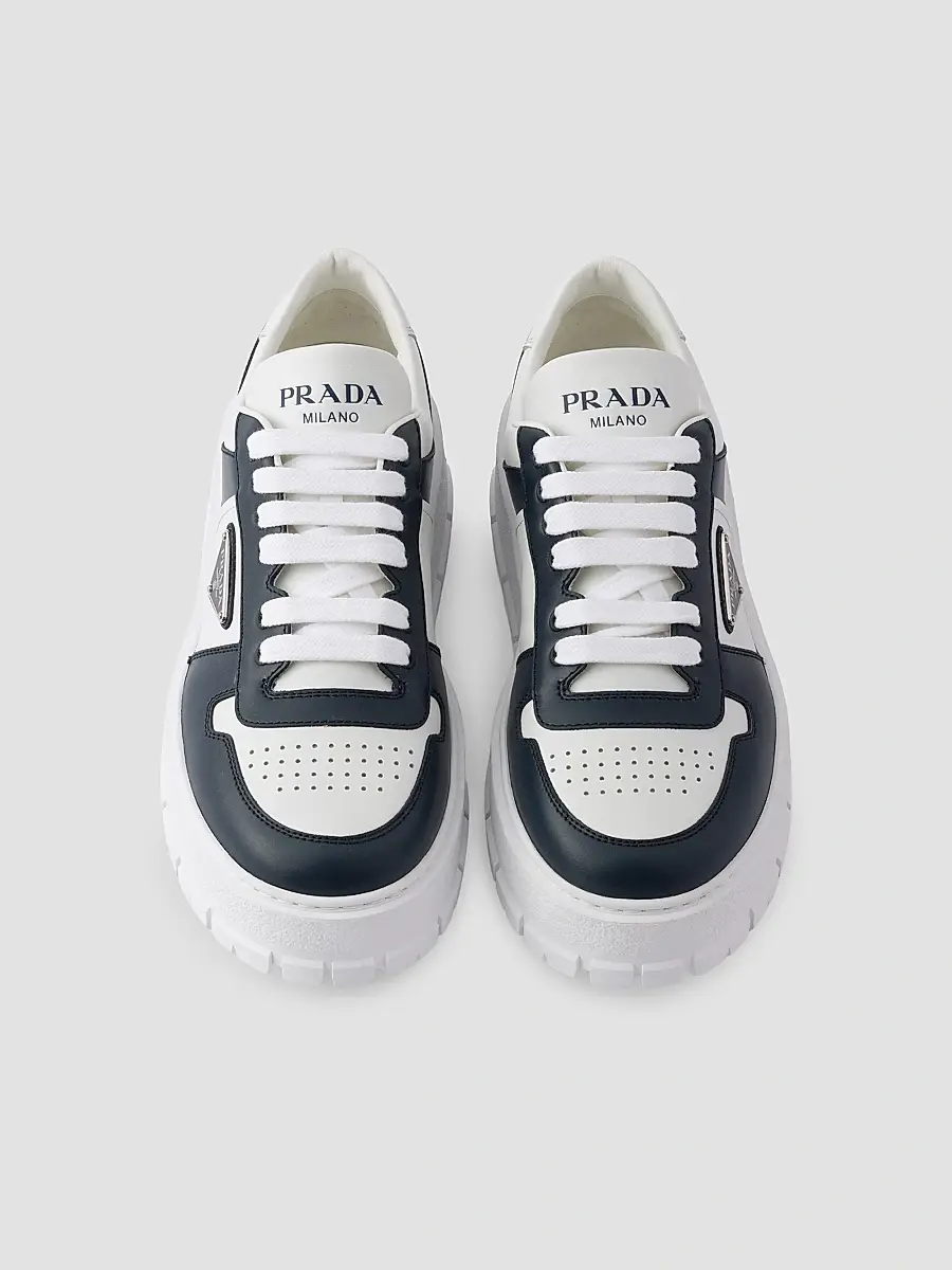 Prada Men's Leather Sneakers | Thumbnail 2