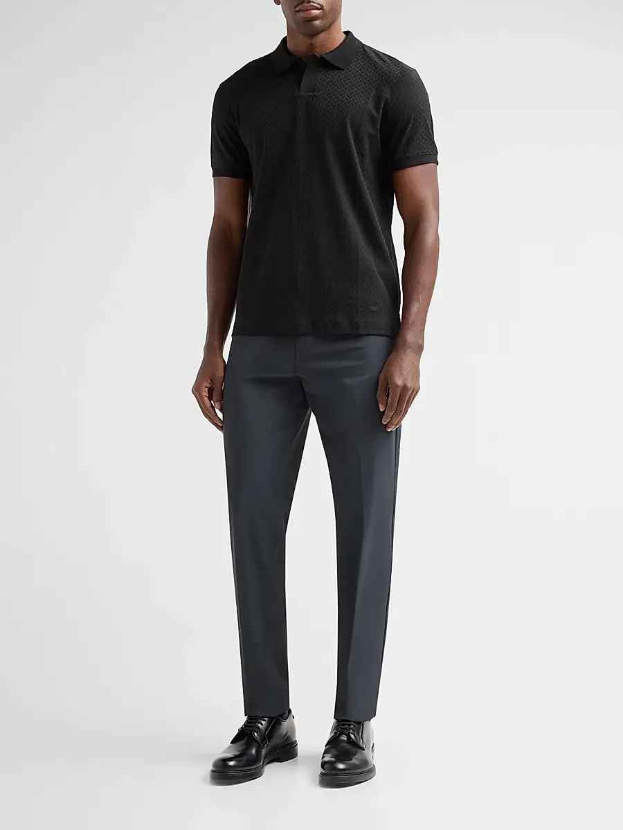 Emporio Armani Men's Tech Stretch 5-Pocket Pants | Thumbnail 2 Emporio Armani Men's Tech Stretch 5-Pocket Pants | Thumbnail 2