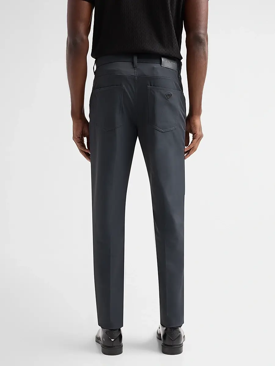 Emporio Armani Men's Tech Stretch 5-Pocket Pants | Thumbnail 3 Emporio Armani Men's Tech Stretch 5-Pocket Pants | Thumbnail 3