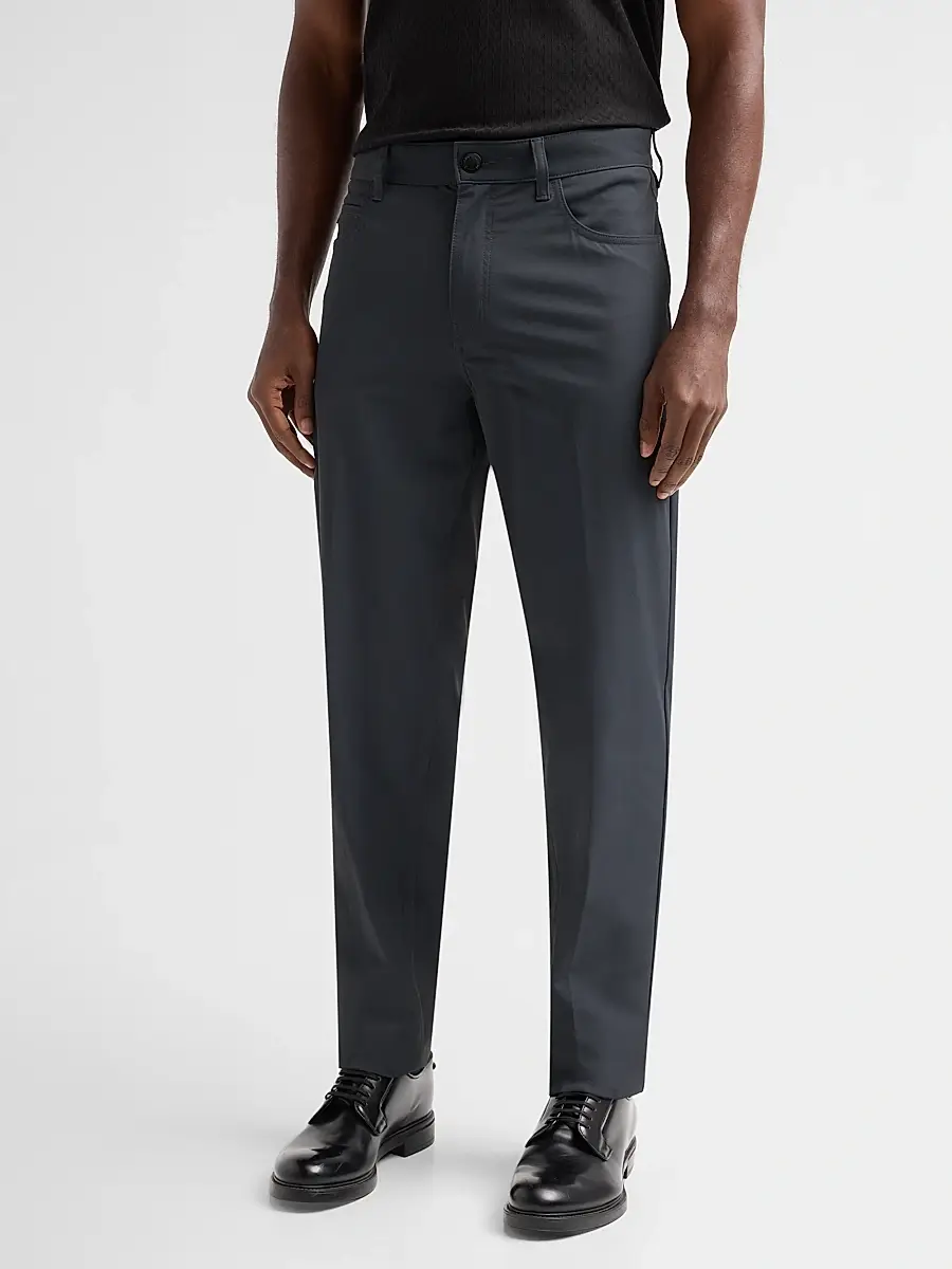 Emporio Armani Men's Tech Stretch 5-Pocket Pants | Thumbnail 4 Emporio Armani Men's Tech Stretch 5-Pocket Pants | Thumbnail 4