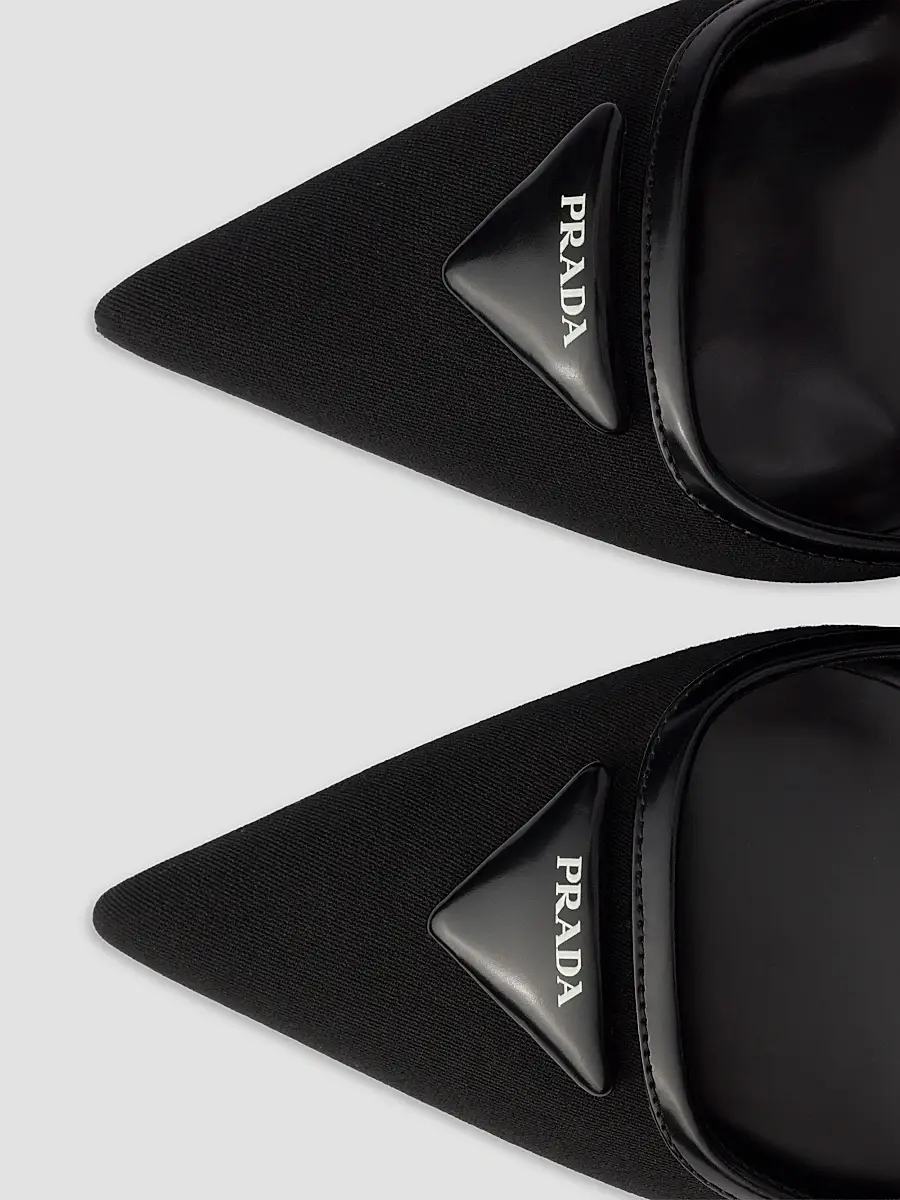 Prada Women's Fabric Slingback Pumps | Thumbnail 5