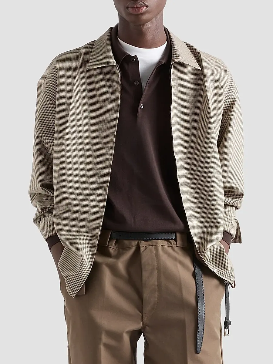Prada Men's Wool Shirt | Thumbnail 2 Prada Men's Wool Shirt | Thumbnail 2