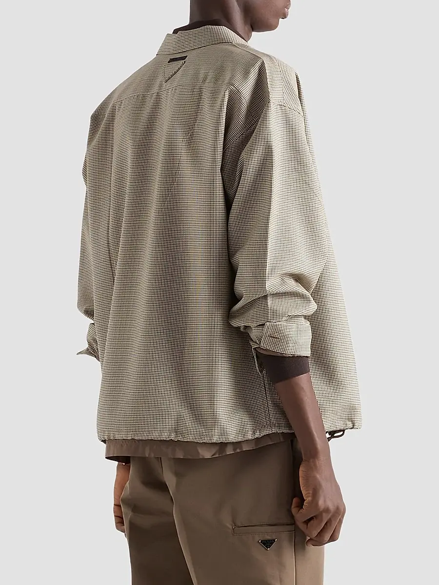 Prada Men's Wool Shirt | Thumbnail 4 Prada Men's Wool Shirt | Thumbnail 4