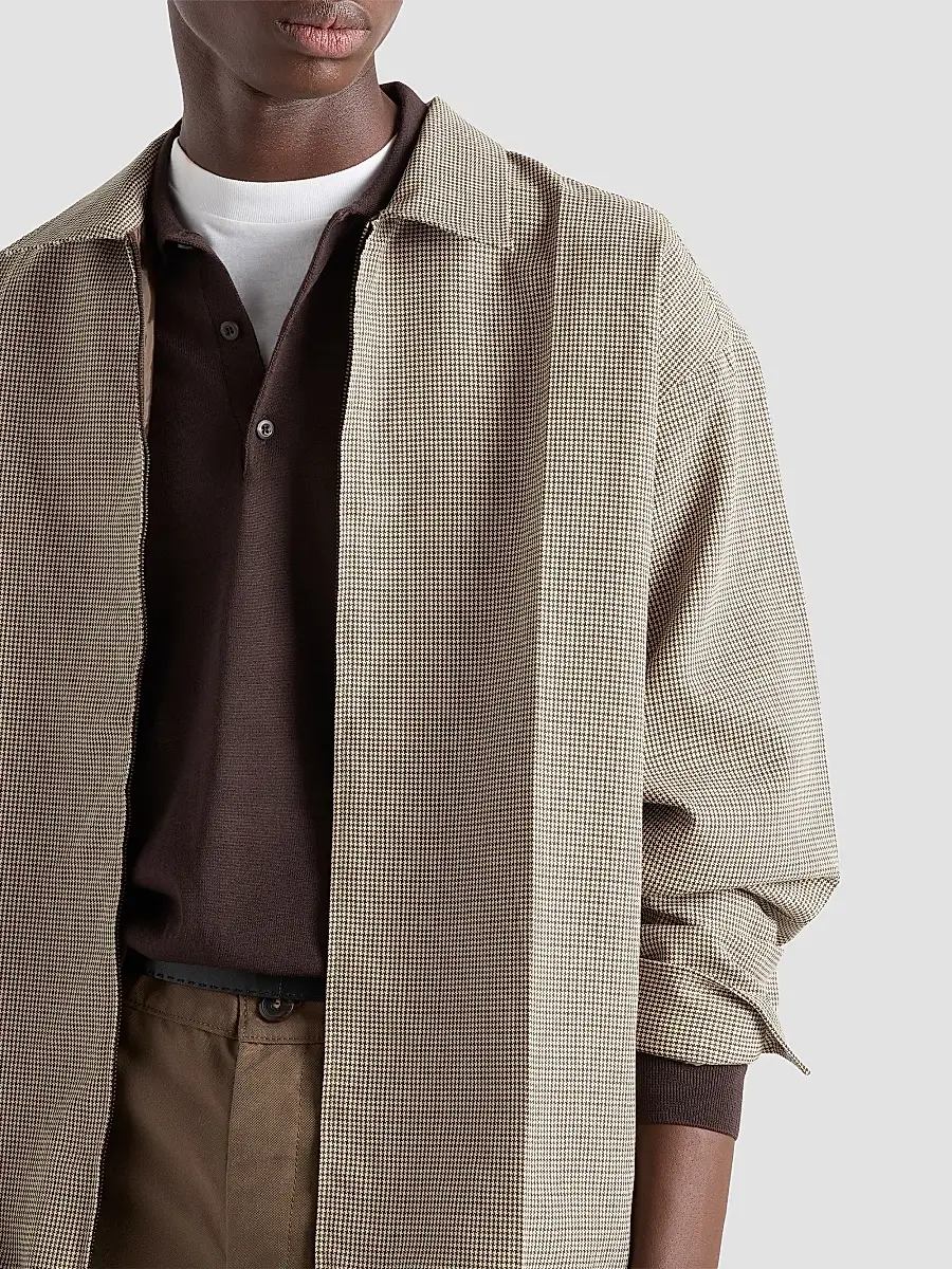 Prada Men's Wool Shirt | Thumbnail 5 Prada Men's Wool Shirt | Thumbnail 5