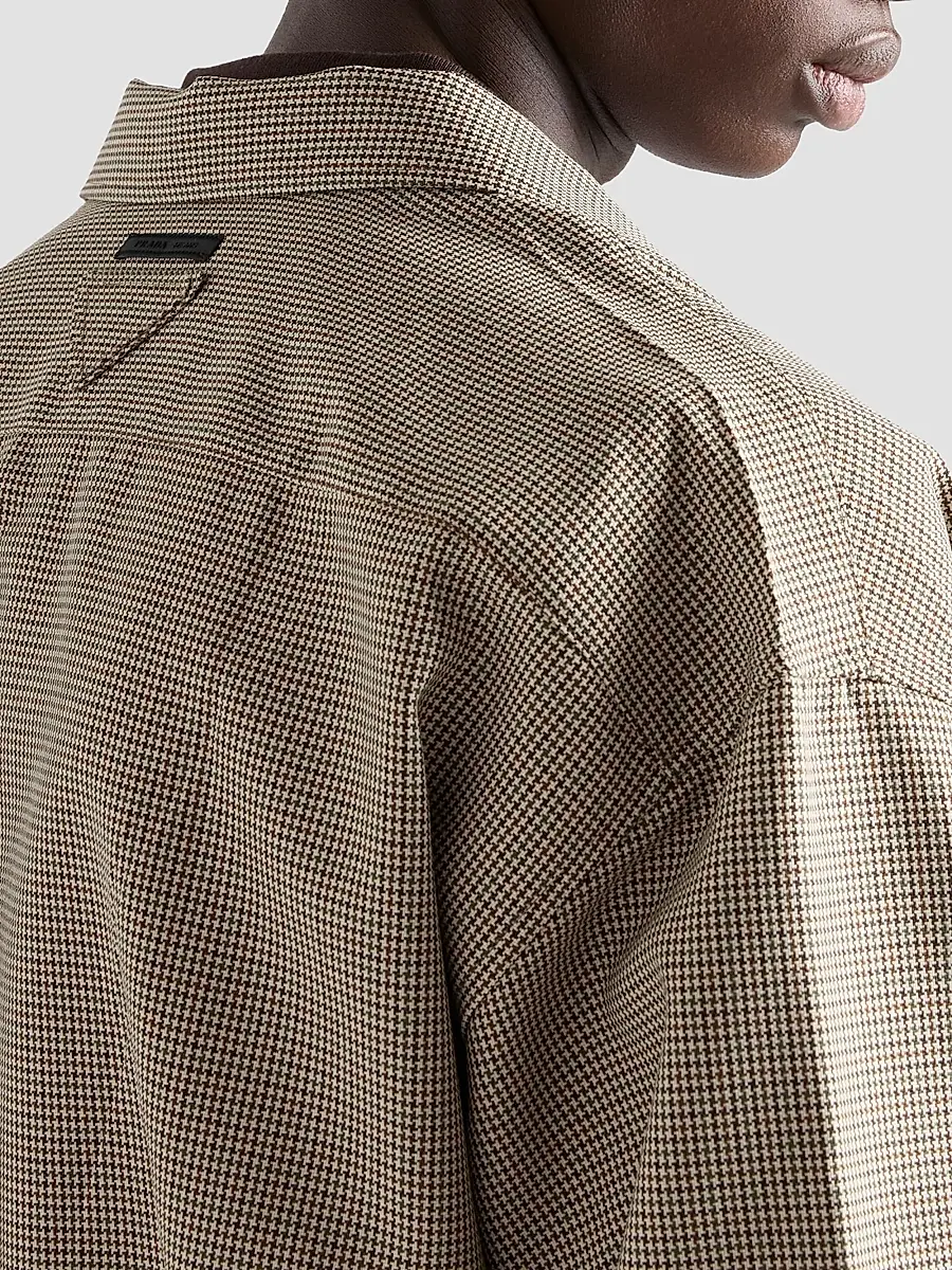 Prada Men's Wool Shirt | Thumbnail 6 Prada Men's Wool Shirt | Thumbnail 6