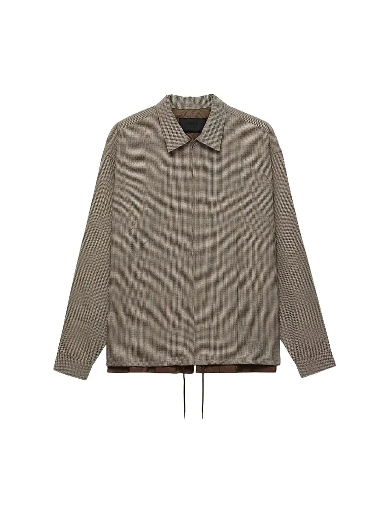 Prada Men's Wool Shirt - Beige Khaki - Size Medium | Image 1 Prada Men's Wool Shirt - Beige Khaki - Size Medium | Image 1