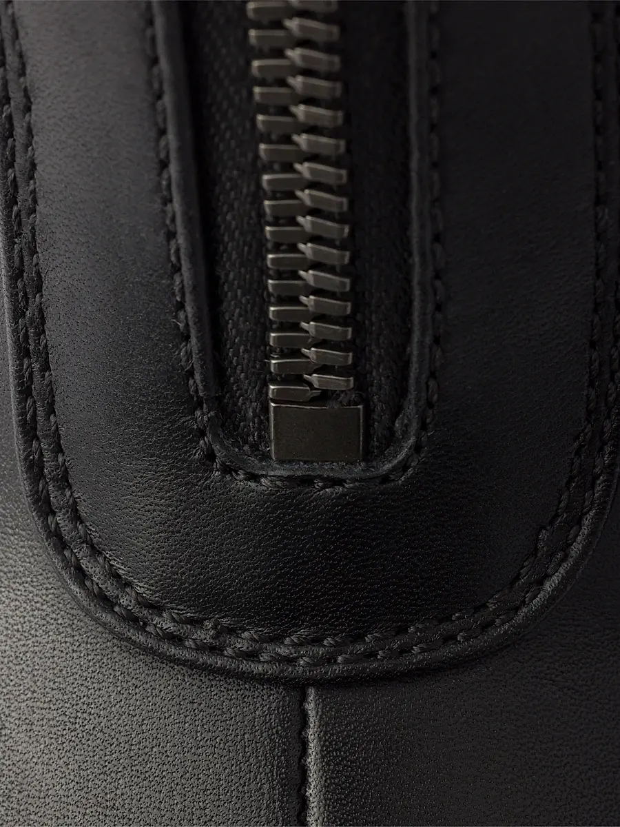 Prada Women's Leather Ankle Boots with Zipper | Thumbnail 5 Prada Women's Leather Ankle Boots with Zipper | Thumbnail 5