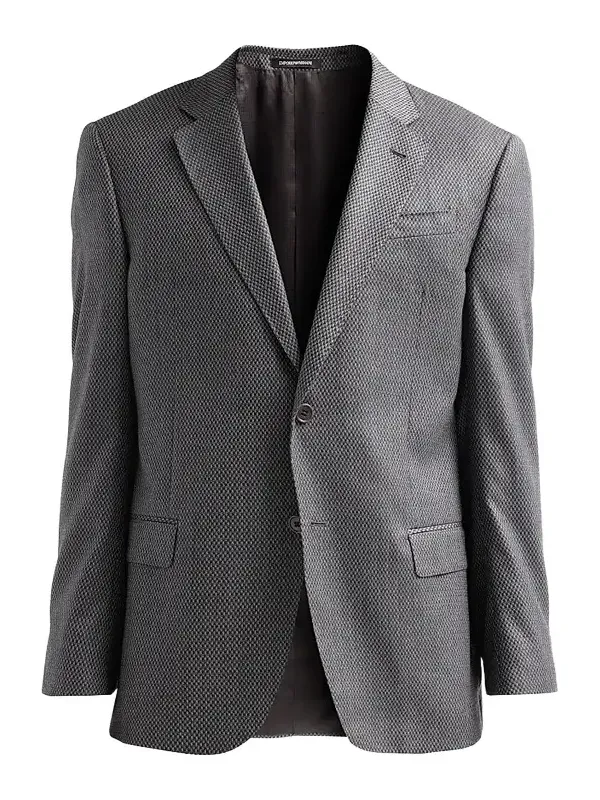 Men's Texture Diamond Wool Sport Coat Men's Texture Diamond Wool Sport Coat