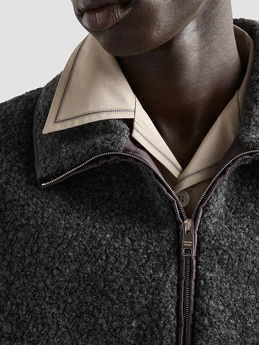 Prada Men's Short-Sleeved Cotton Shirt | Thumbnail 4