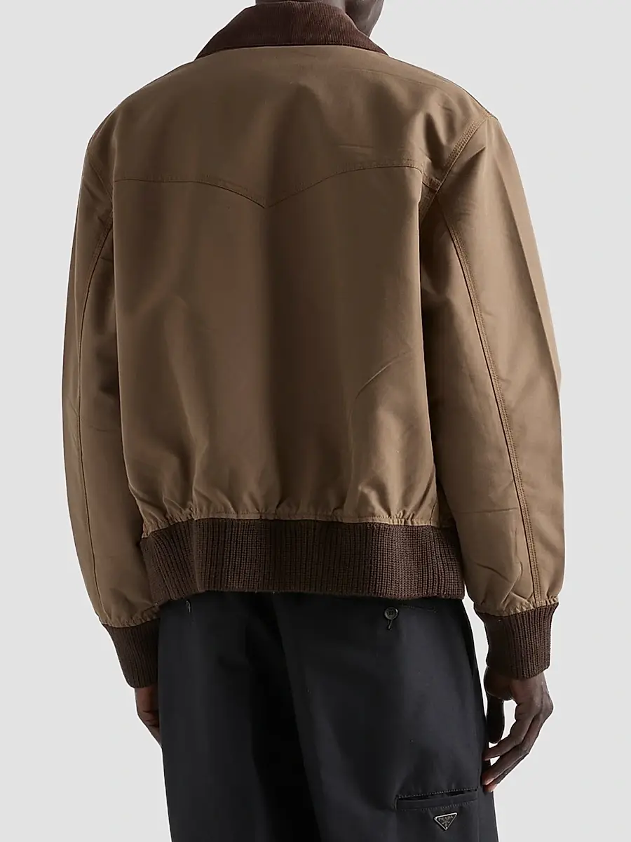 Prada Men's Denim Blouson Jacket | Thumbnail 3 Prada Men's Denim Blouson Jacket | Thumbnail 3