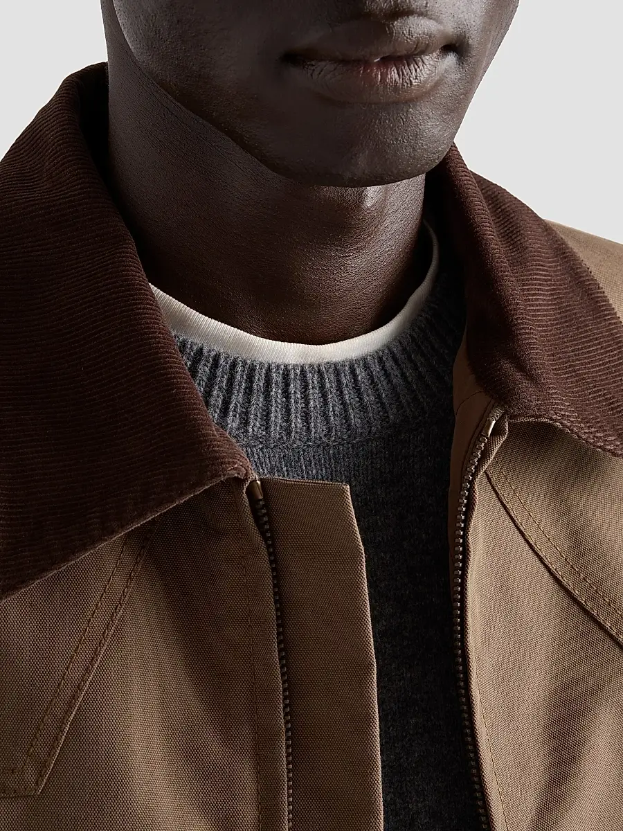 Prada Men's Denim Blouson Jacket | Thumbnail 6 Prada Men's Denim Blouson Jacket | Thumbnail 6