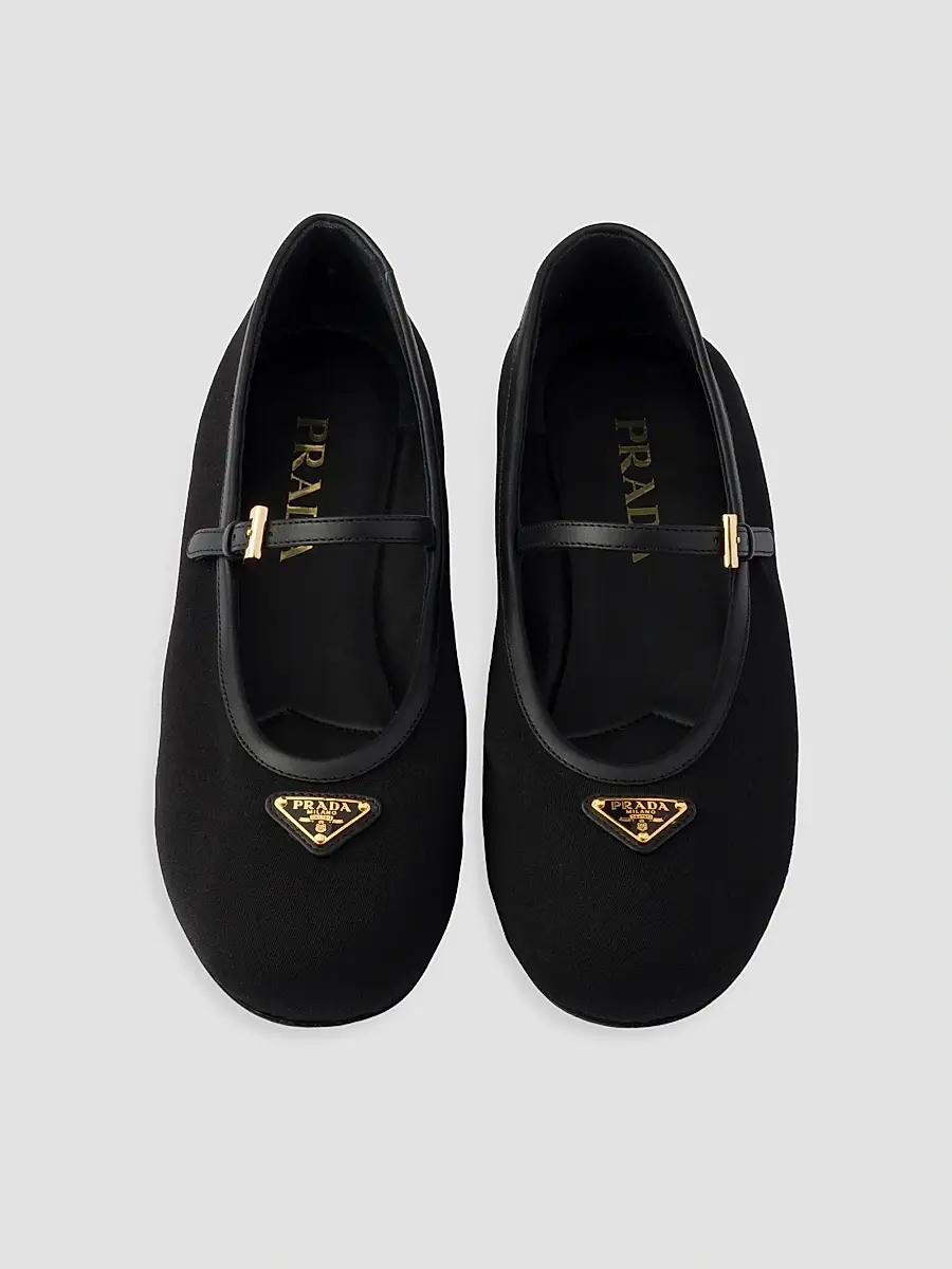Prada Women's Fabric Ballerinas | Thumbnail 2 Prada Women's Fabric Ballerinas | Thumbnail 2