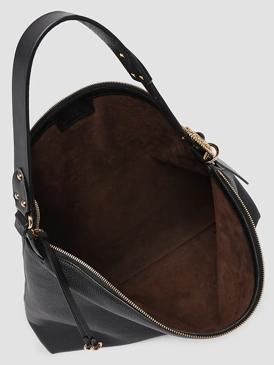 Etro Women's Large Tumbled Leather Hobo Shoulder Bag | Thumbnail 4 Etro Women's Large Tumbled Leather Hobo Shoulder Bag | Thumbnail 4