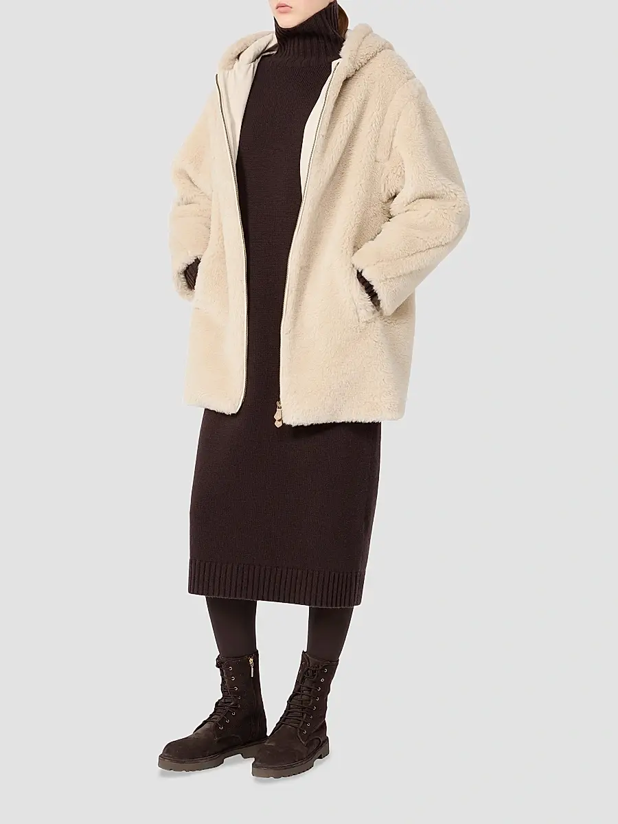 Max Mara Women's Wool and Cashmere Yarn Dress | Thumbnail 2 Max Mara Women's Wool and Cashmere Yarn Dress | Thumbnail 2