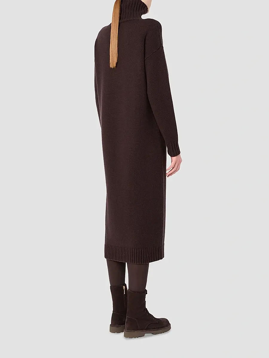 Max Mara Women's Wool and Cashmere Yarn Dress | Thumbnail 4 Max Mara Women's Wool and Cashmere Yarn Dress | Thumbnail 4