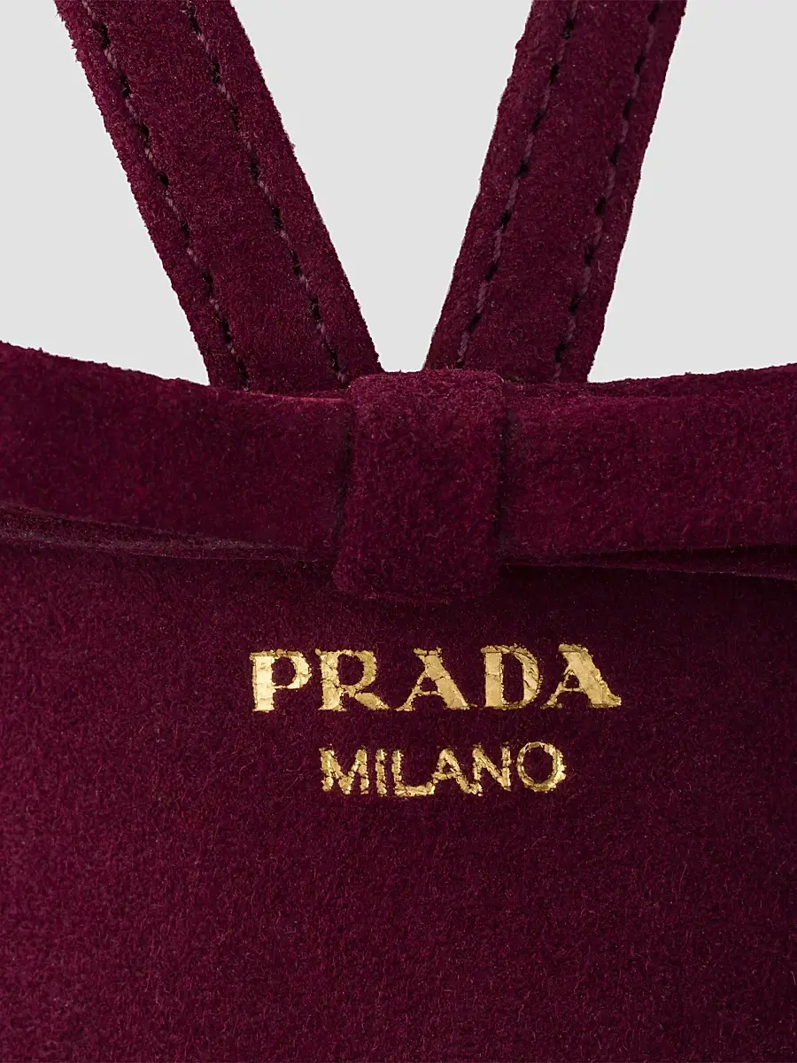 Prada Women's Suede Slingback Pumps | Thumbnail 5 Prada Women's Suede Slingback Pumps | Thumbnail 5