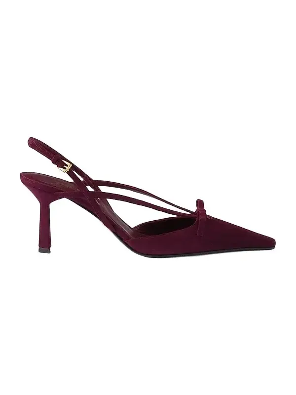 Prada Women's Suede Slingback Pumps | Thumbnail 1 Prada Women's Suede Slingback Pumps | Thumbnail 1