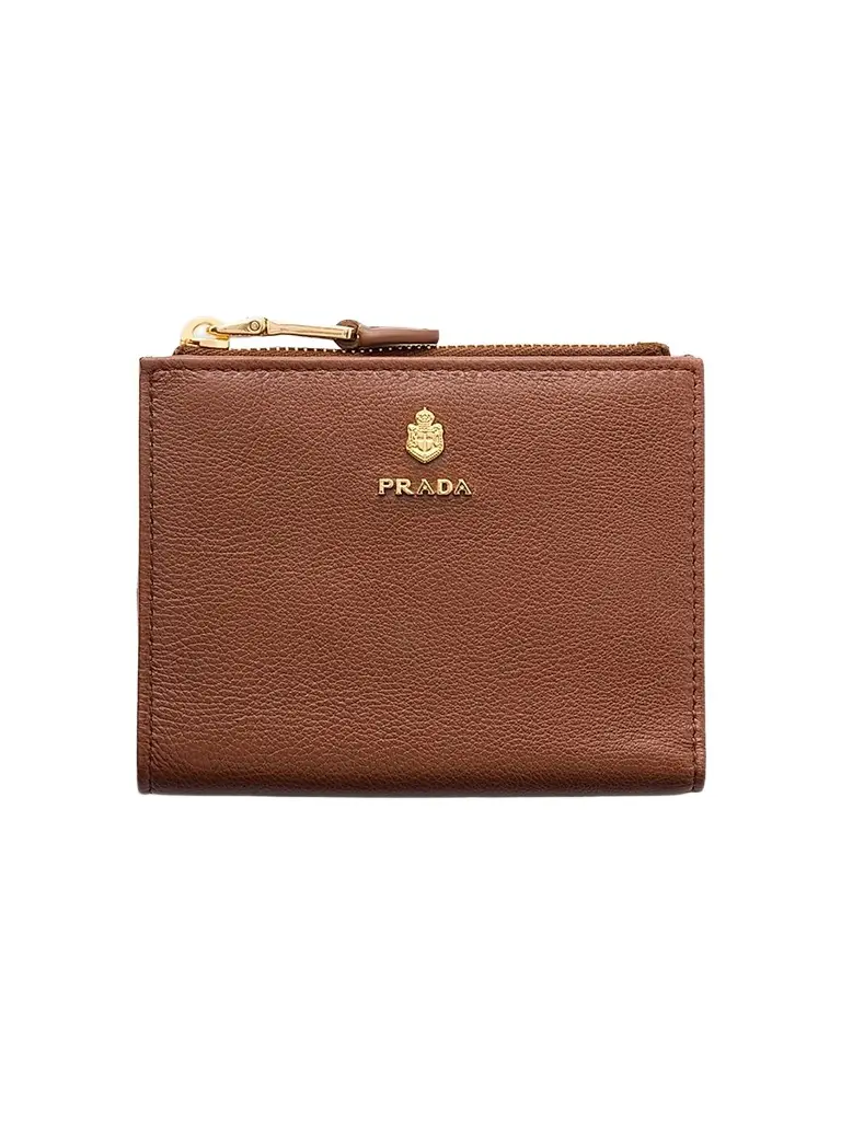 Prada Women's Leather Wallet - Brown | Image 1 Prada Women's Leather Wallet - Brown | Image 1