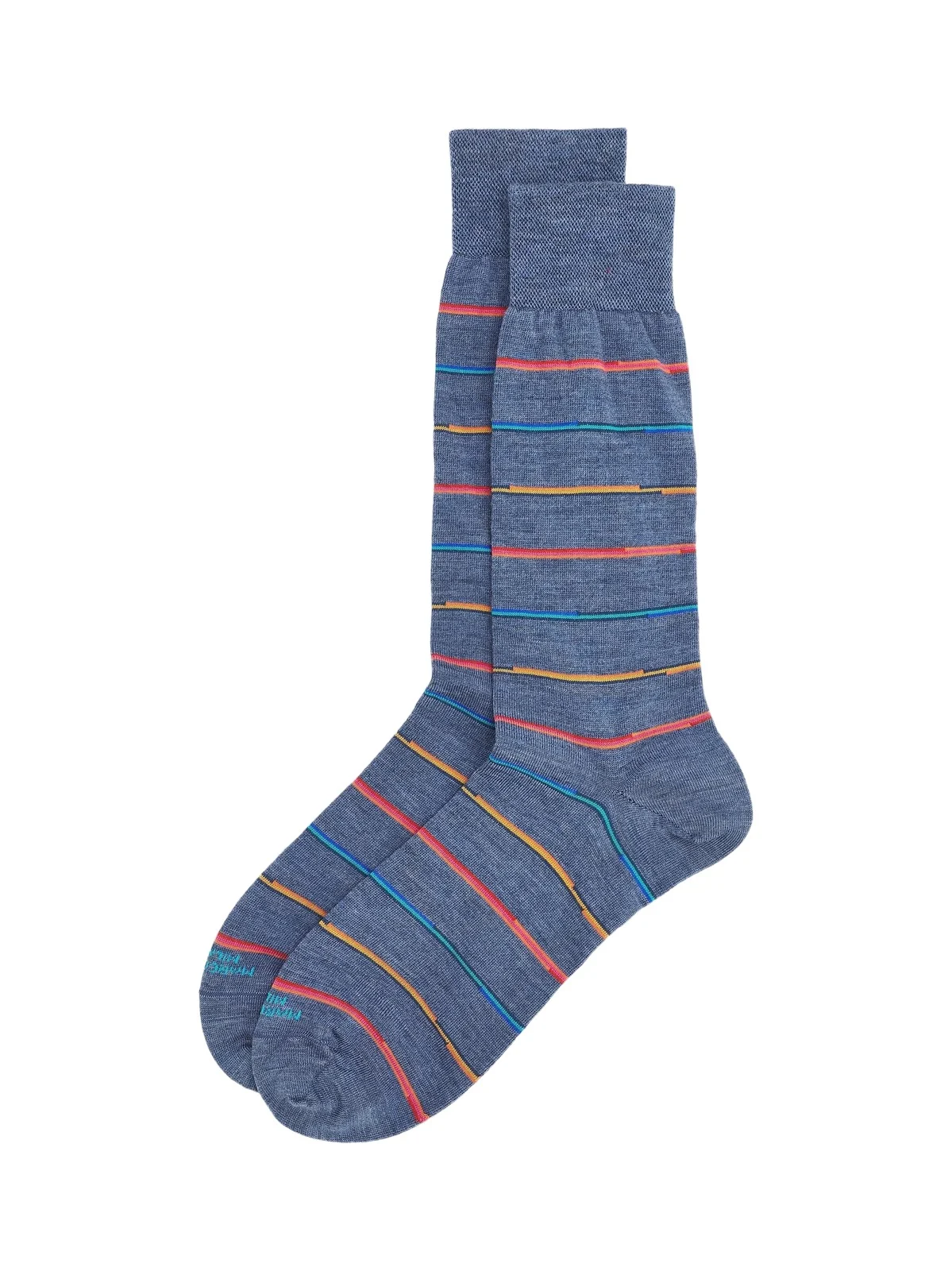 Marcoliani Men's Mixed Striped Wool-Nylon Socks