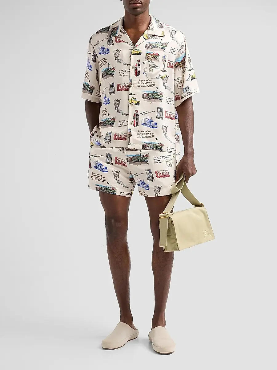 Rhude Men's Highway Graphic Shorts | Thumbnail 2 Rhude Men's Highway Graphic Shorts | Thumbnail 2