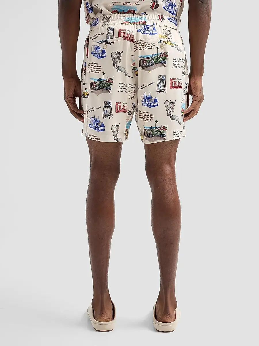 Rhude Men's Highway Graphic Shorts | Thumbnail 3 Rhude Men's Highway Graphic Shorts | Thumbnail 3