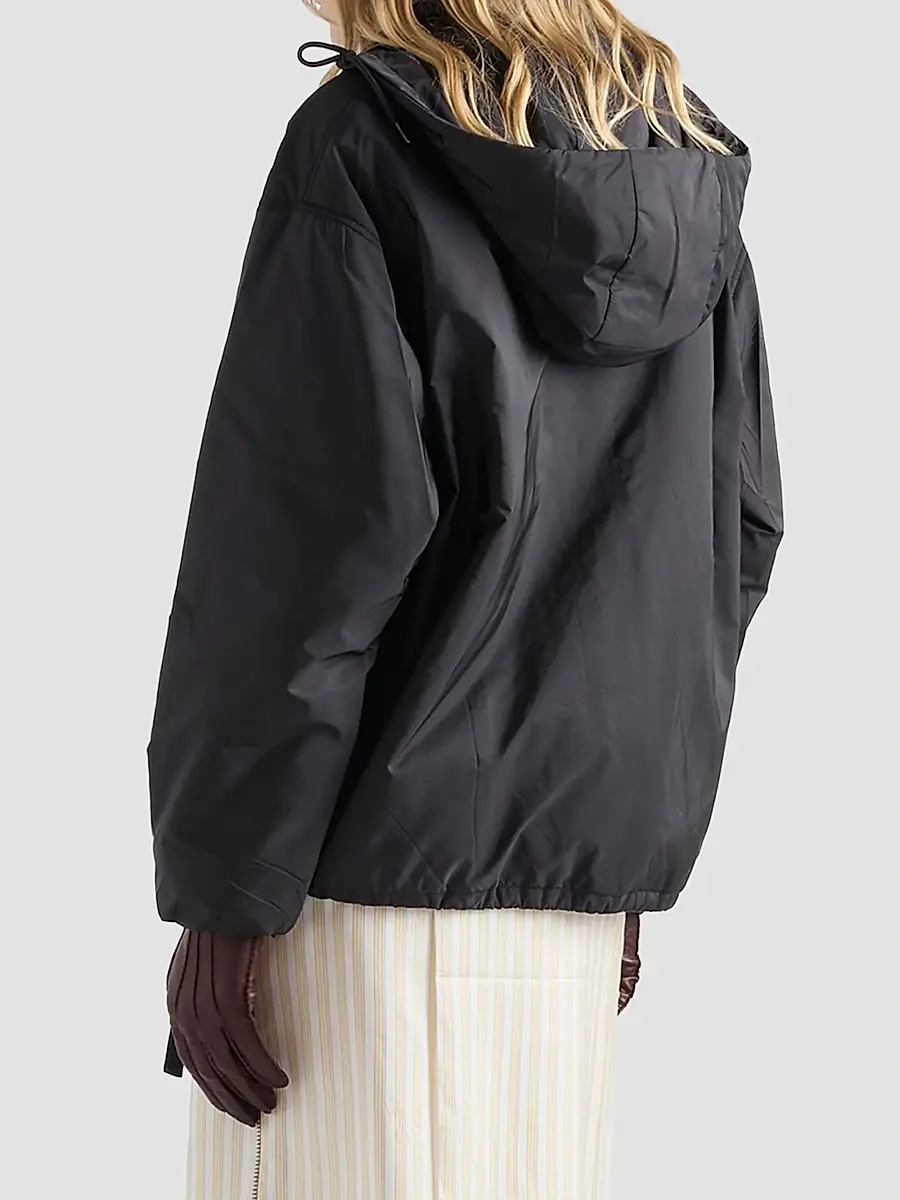 Prada Women's Lightweight Nylon Blouson Jacket | Thumbnail 4