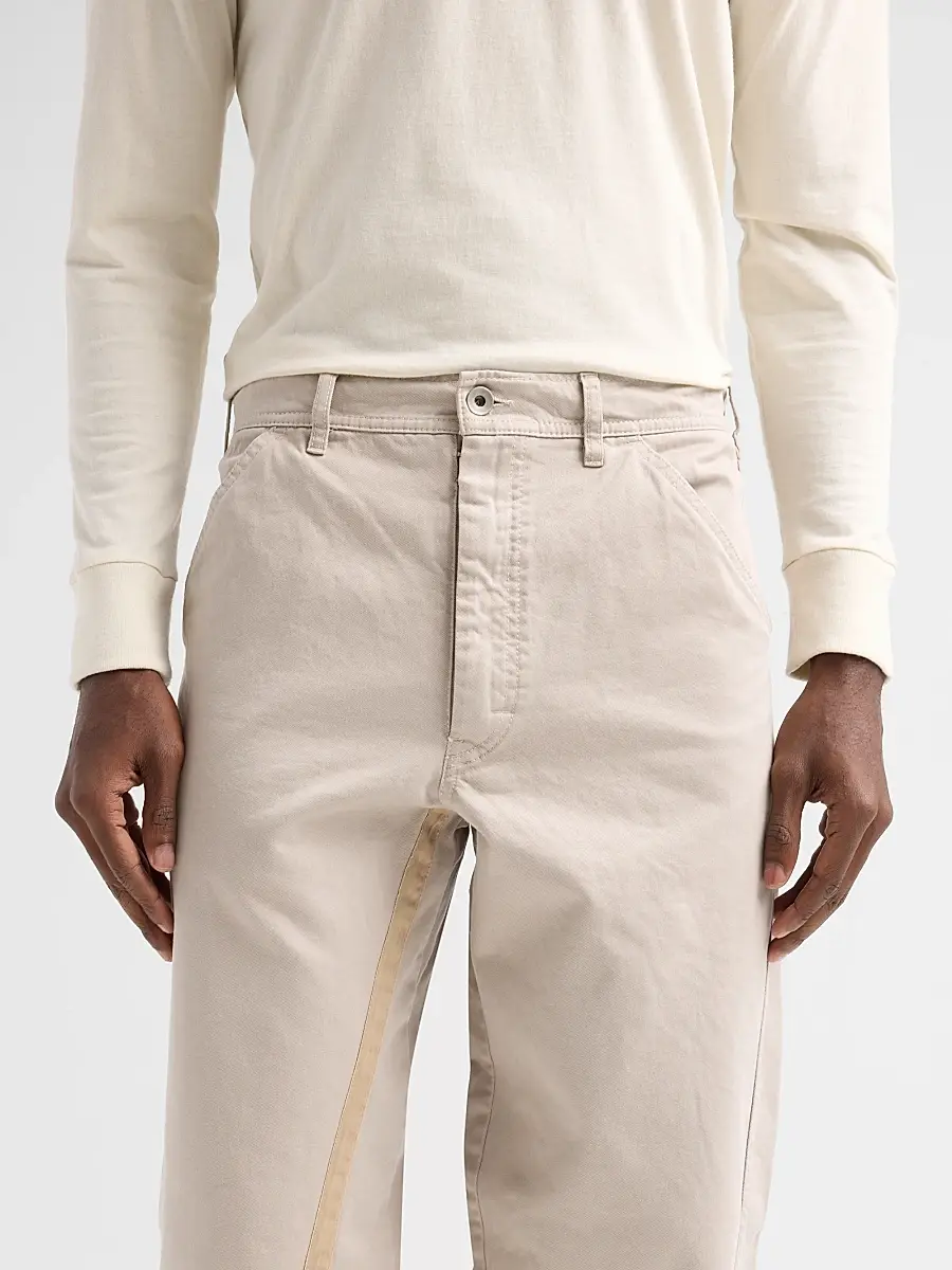 Maison Margiela Men's Twisted Stone-Wash Cotton Trousers | Thumbnail 5 Maison Margiela Men's Twisted Stone-Wash Cotton Trousers | Thumbnail 5