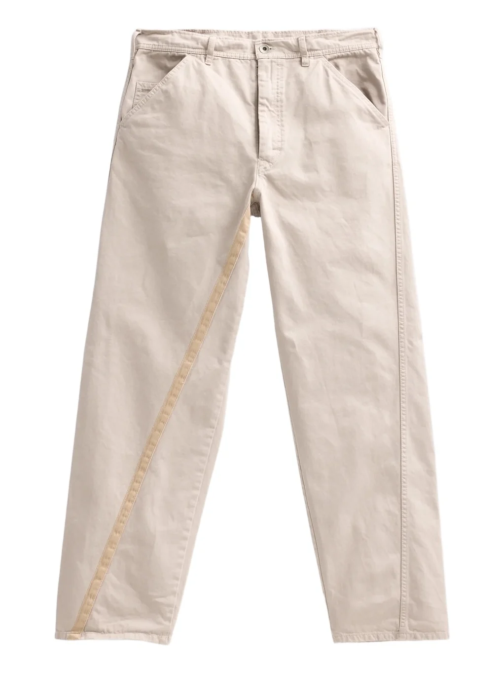 Men's Twisted Stone-Wash Cotton Trousers Men's Twisted Stone-Wash Cotton Trousers