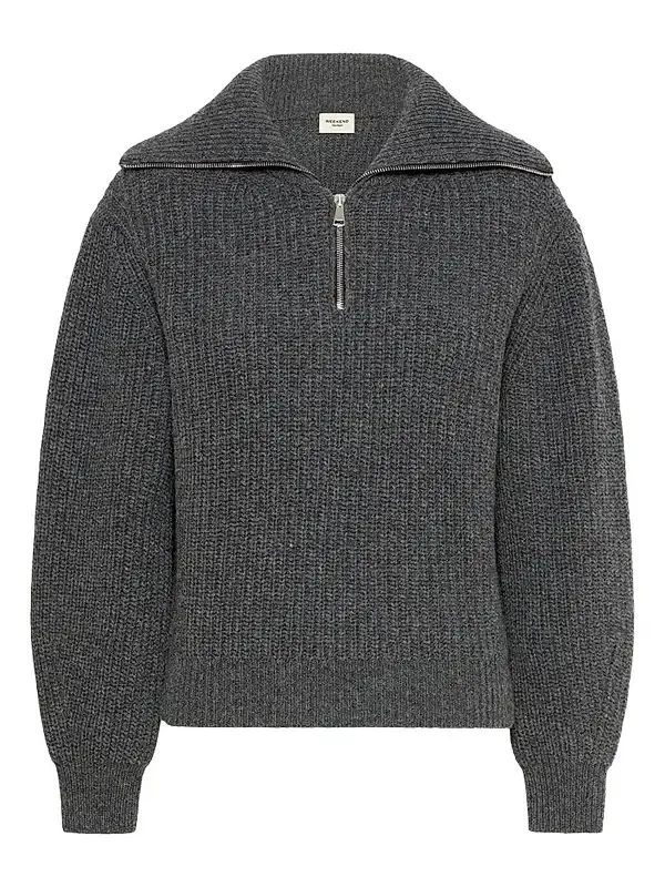 Weekend Max Mara Women's Wool Zip Up Roll Neck Jumper