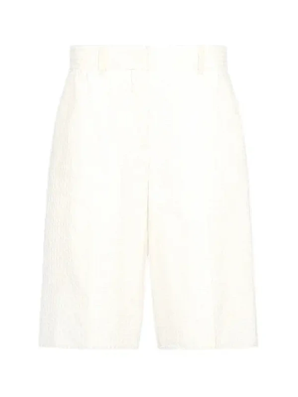 Another Tomorrow Women's Gingham Bermuda Shorts