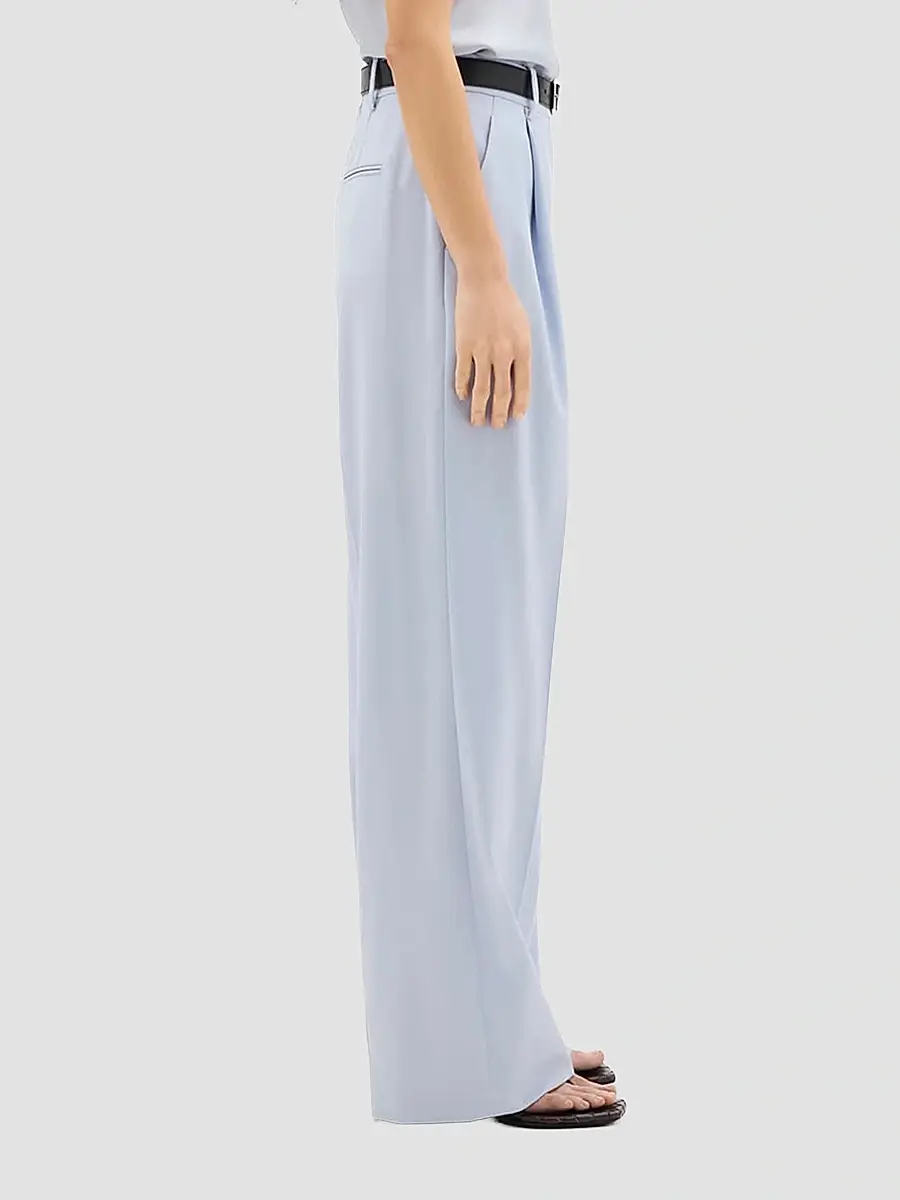 Another Tomorrow Women's Relaxed Wide Leg Pants | Thumbnail 4 Another Tomorrow Women's Relaxed Wide Leg Pants | Thumbnail 4