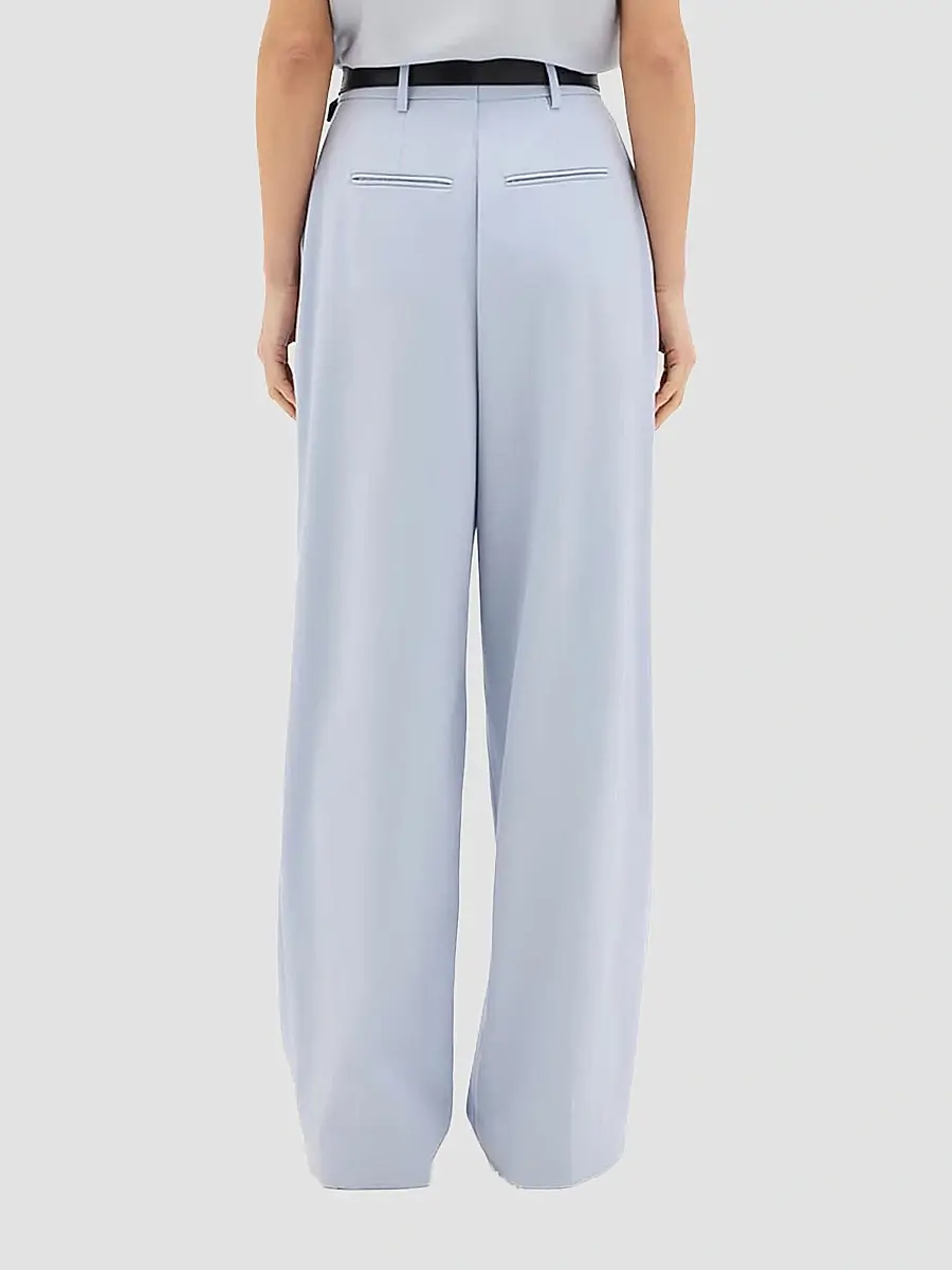 Another Tomorrow Women's Relaxed Wide Leg Pants | Thumbnail 5 Another Tomorrow Women's Relaxed Wide Leg Pants | Thumbnail 5