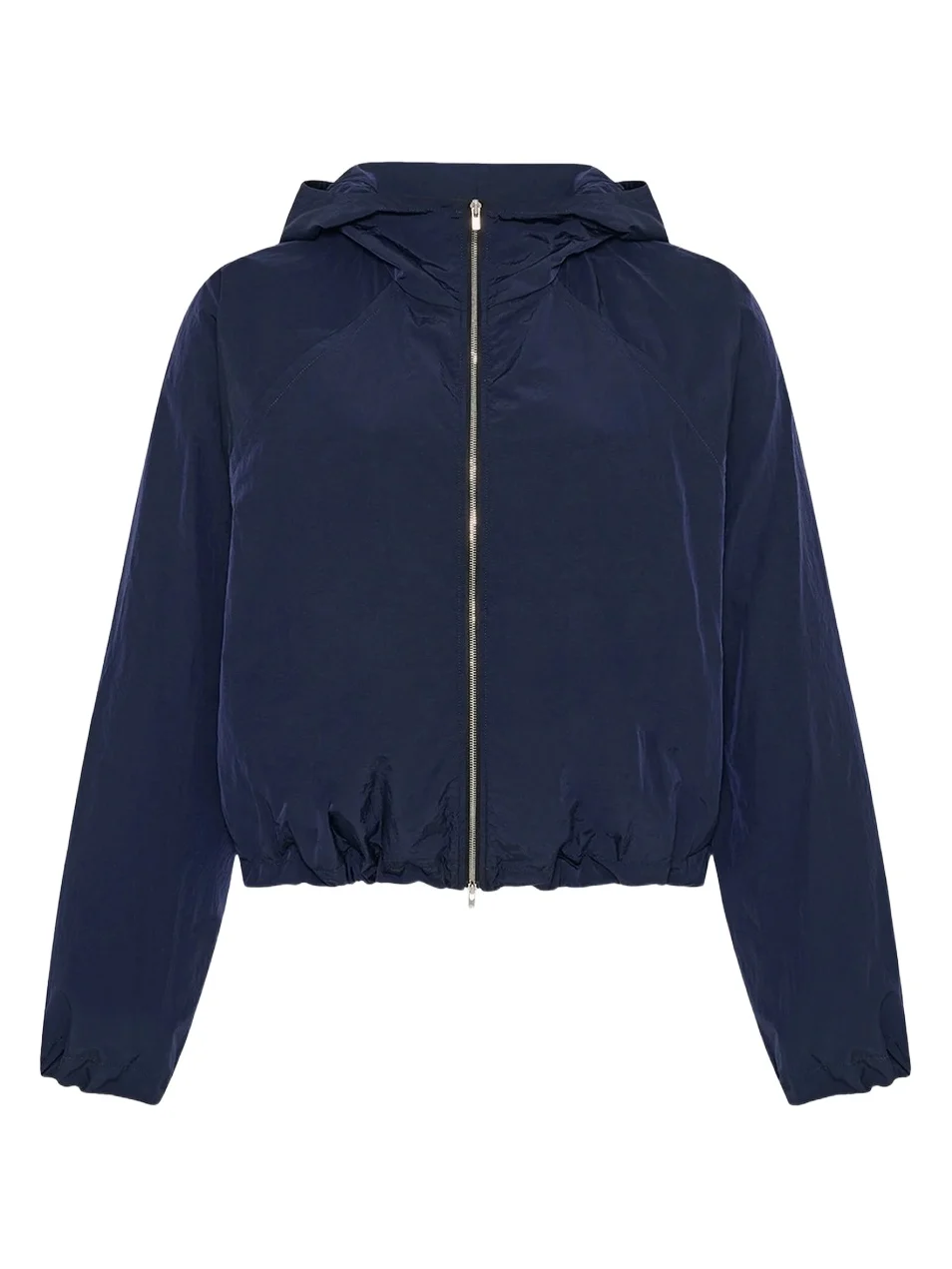 Another Tomorrow Women's Nylon Short Blouson Jacket